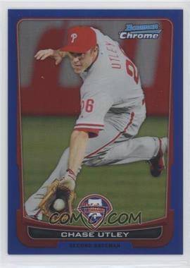 2012 Bowman Chrome - [Base] - Blue Refractor #197 - Chase Utley /250 [EX to NM]
