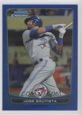 2012 Bowman Chrome - [Base] - Blue Refractor #29 - Jose Bautista /250