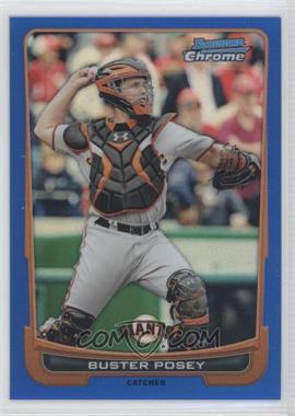 2012 Bowman Chrome - [Base] - Blue Refractor #3 - Buster Posey /250