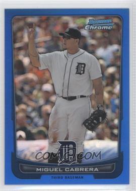 2012 Bowman Chrome - [Base] - Blue Refractor #36 - Miguel Cabrera /250