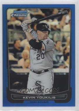 2012 Bowman Chrome - [Base] - Blue Refractor #72 - Kevin Youkilis /250