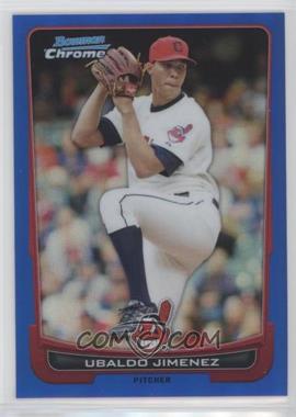 2012 Bowman Chrome - [Base] - Blue Refractor #95 - Ubaldo Jimenez /250