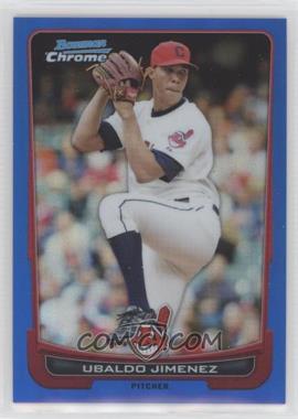 2012 Bowman Chrome - [Base] - Blue Refractor #95 - Ubaldo Jimenez /250