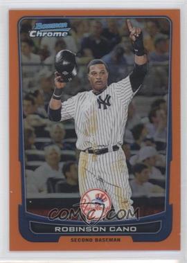 2012 Bowman Chrome - [Base] - Orange Refractor #209 - Robinson Cano /25