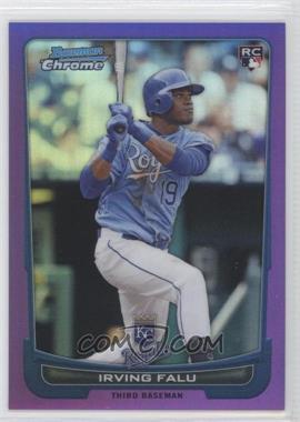 2012 Bowman Chrome - [Base] - Purple Refractor #115 - Irving Falu /199