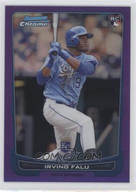 2012 Bowman Chrome - [Base] - Purple Refractor #115 - Irving Falu /199