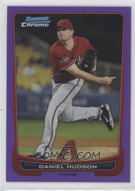 2012 Bowman Chrome - [Base] - Purple Refractor #12 - Daniel Hudson /199