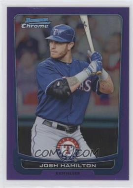 2012 Bowman Chrome - [Base] - Purple Refractor #121 - Josh Hamilton /199