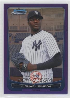 2012 Bowman Chrome - [Base] - Purple Refractor #37 - Michael Pineda /199