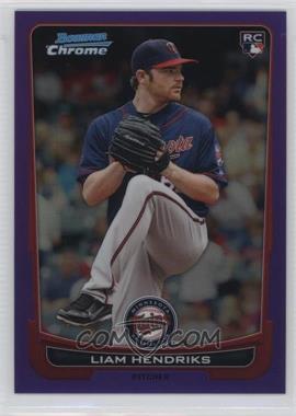 2012 Bowman Chrome - [Base] - Purple Refractor #39 - Liam Hendriks /199