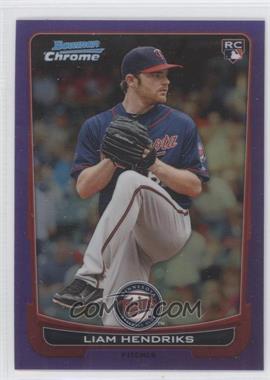 2012 Bowman Chrome - [Base] - Purple Refractor #39 - Liam Hendriks /199