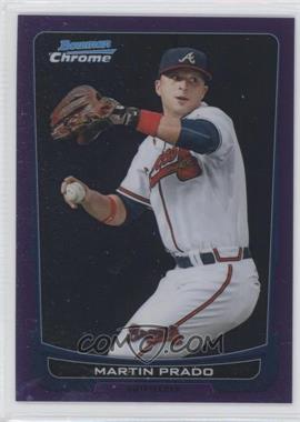 2012 Bowman Chrome - [Base] - Purple Refractor #41 - Martin Prado /199