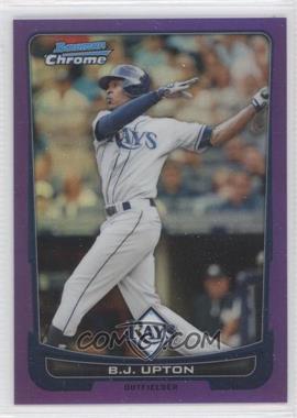 2012 Bowman Chrome - [Base] - Purple Refractor #48 - B.J. Upton /199