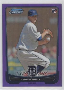 2012 Bowman Chrome - [Base] - Purple Refractor #77 - Drew Smyly /199