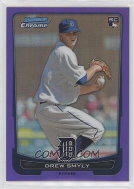 2012 Bowman Chrome - [Base] - Purple Refractor #77 - Drew Smyly /199