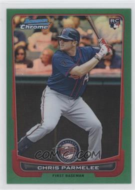 2012 Bowman Chrome - [Base] - Rack Pack Green Refractor #137 - Chris Parmelee