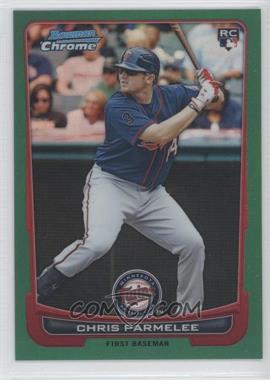 2012 Bowman Chrome - [Base] - Rack Pack Green Refractor #137 - Chris Parmelee