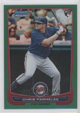 2012 Bowman Chrome - [Base] - Rack Pack Green Refractor #137 - Chris Parmelee