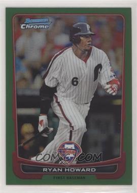 2012 Bowman Chrome - [Base] - Rack Pack Green Refractor #138 - Ryan Howard