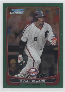 2012 Bowman Chrome - [Base] - Rack Pack Green Refractor #138 - Ryan Howard