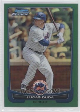 2012 Bowman Chrome - [Base] - Rack Pack Green Refractor #141 - Lucas Duda