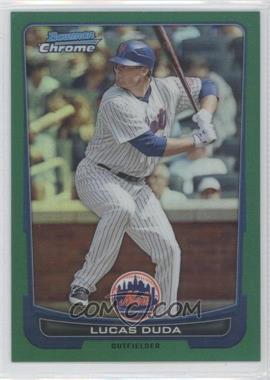 2012 Bowman Chrome - [Base] - Rack Pack Green Refractor #141 - Lucas Duda