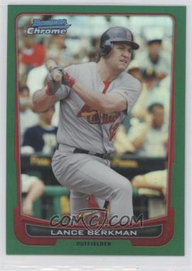 2012 Bowman Chrome - [Base] - Rack Pack Green Refractor #151 - Lance Berkman