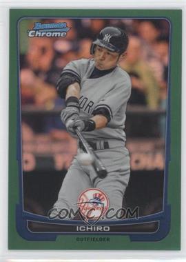 2012 Bowman Chrome - [Base] - Rack Pack Green Refractor #155 - Ichiro Suzuki