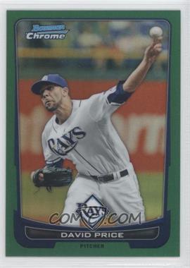 2012 Bowman Chrome - [Base] - Rack Pack Green Refractor #16 - David Price