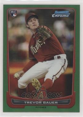 2012 Bowman Chrome - [Base] - Rack Pack Green Refractor #173 - Trevor Bauer