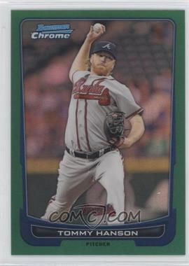 2012 Bowman Chrome - [Base] - Rack Pack Green Refractor #176 - Tommy Hanson