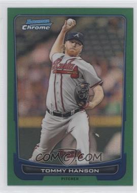 2012 Bowman Chrome - [Base] - Rack Pack Green Refractor #176 - Tommy Hanson