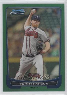 2012 Bowman Chrome - [Base] - Rack Pack Green Refractor #176 - Tommy Hanson