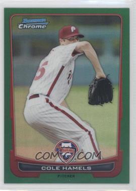 2012 Bowman Chrome - [Base] - Rack Pack Green Refractor #31 - Cole Hamels