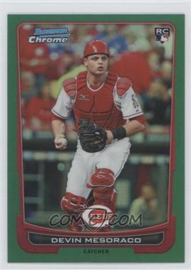 2012 Bowman Chrome - [Base] - Rack Pack Green Refractor #46 - Devin Mesoraco