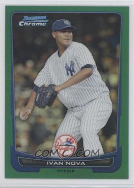 2012 Bowman Chrome - [Base] - Rack Pack Green Refractor #49 - Ivan Nova