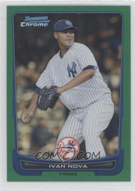 2012 Bowman Chrome - [Base] - Rack Pack Green Refractor #49 - Ivan Nova