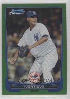 2012 Bowman Chrome - [Base] - Rack Pack Green Refractor #49 - Ivan Nova