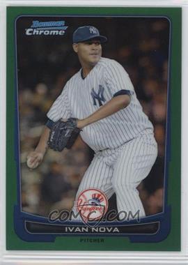 2012 Bowman Chrome - [Base] - Rack Pack Green Refractor #49 - Ivan Nova