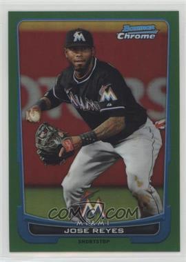 2012 Bowman Chrome - [Base] - Rack Pack Green Refractor #63 - Jose Reyes