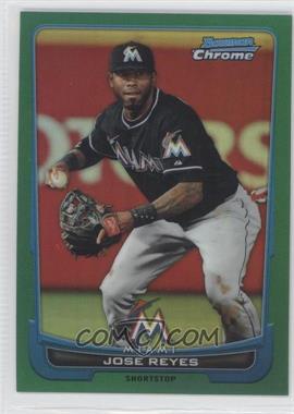 2012 Bowman Chrome - [Base] - Rack Pack Green Refractor #63 - Jose Reyes