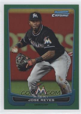 2012 Bowman Chrome - [Base] - Rack Pack Green Refractor #63 - Jose Reyes