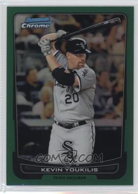 2012 Bowman Chrome - [Base] - Rack Pack Green Refractor #72 - Kevin Youkilis