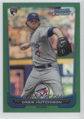 2012 Bowman Chrome - [Base] - Rack Pack Green Refractor #81 - Drew Hutchison