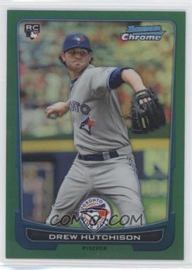 2012 Bowman Chrome - [Base] - Rack Pack Green Refractor #81 - Drew Hutchison