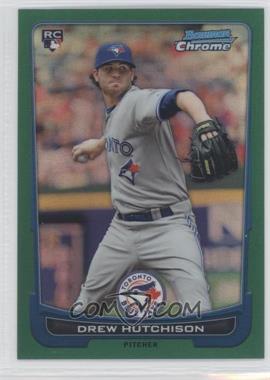 2012 Bowman Chrome - [Base] - Rack Pack Green Refractor #81 - Drew Hutchison