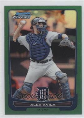 2012 Bowman Chrome - [Base] - Rack Pack Green Refractor #85 - Alex Avila