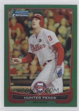 2012 Bowman Chrome - [Base] - Rack Pack Green Refractor #93 - Hunter Pence