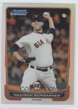 2012 Bowman Chrome - [Base] - Refractor #105 - Madison Bumgarner