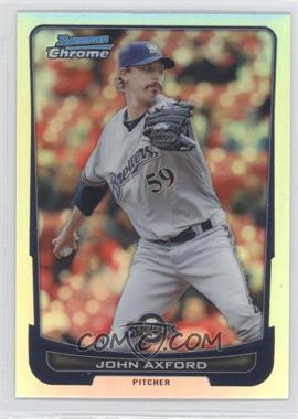 2012 Bowman Chrome - [Base] - Refractor #117 - John Axford